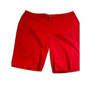 L-R-L Lauren Active Women’s Red Golf Stretch Twill Shorts S/20 W